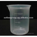 Laboratory Transparent Plastic Beaker 100ml